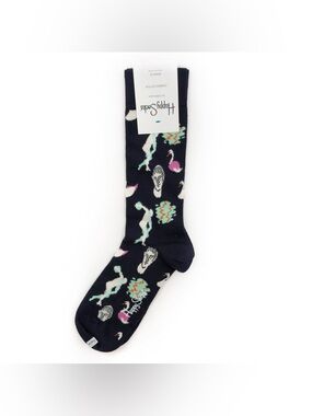 Happy Socks Day in the Park Crew Socks Statues Birds Mens Fun Gift